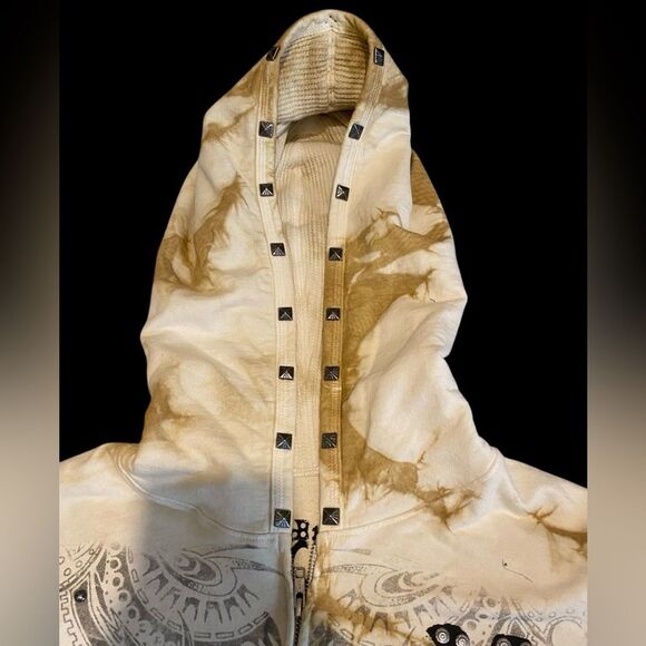 KEY CLOSET | Men’s hoodie | Embellished full zip Hoodie Streetwear NWT size XL - Picture 4 of 11